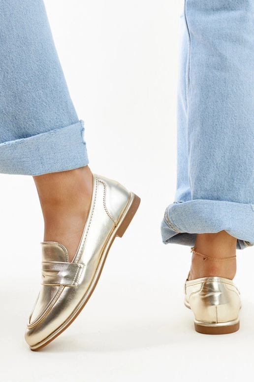 Gouden klassieke mocassins Nasia Gouden klassieke mocassins Nasia