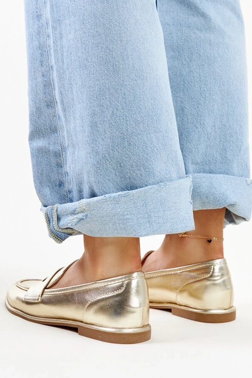 Gouden klassieke mocassins Nasia Gouden klassieke mocassins Nasia