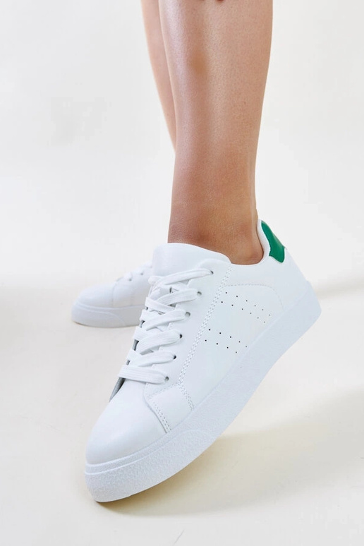 Akila hvide og grønne sneakers