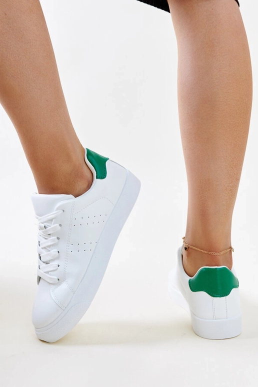 Akila hvide og grønne sneakers