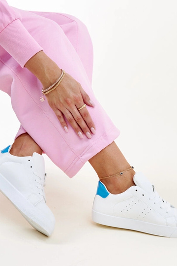 Hvide og blå Akila sneakers