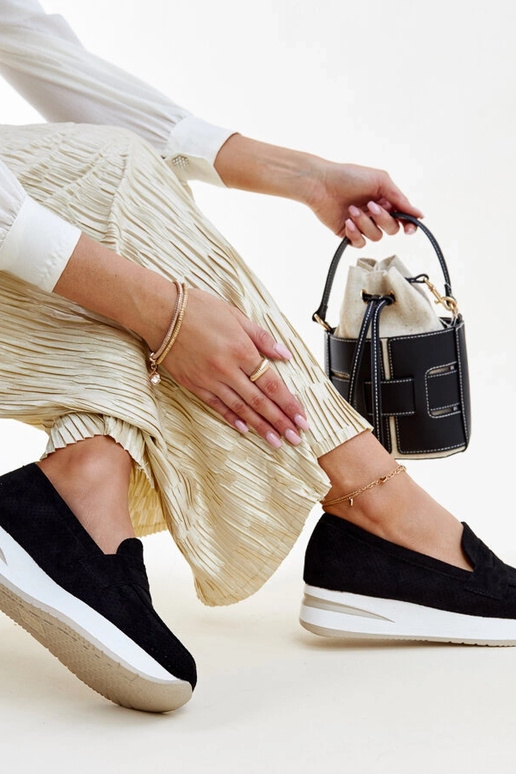 Sorte perforerede Muna sko Sorte perforerede Muna sko