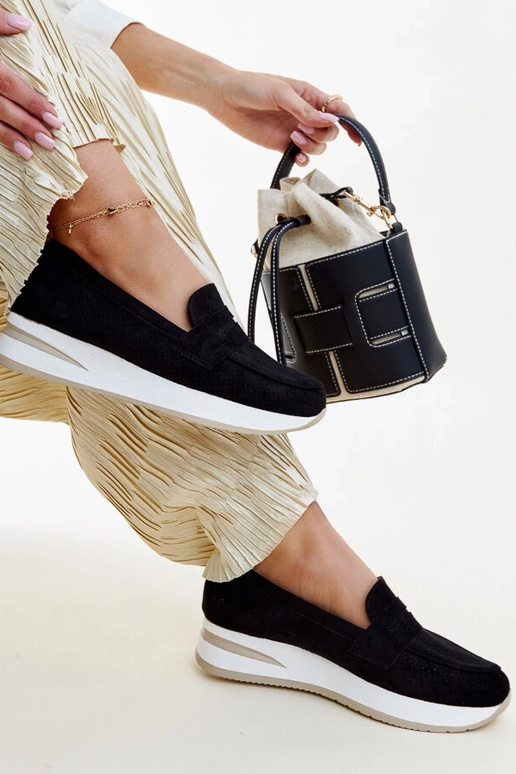 Sorte perforerede Muna sko Sorte perforerede Muna sko