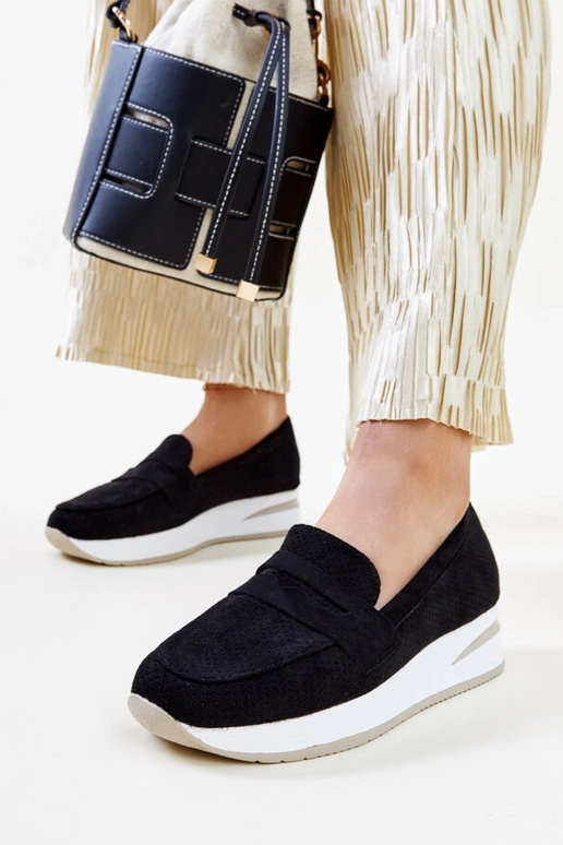 Sorte perforerede Muna sko Sorte perforerede Muna sko