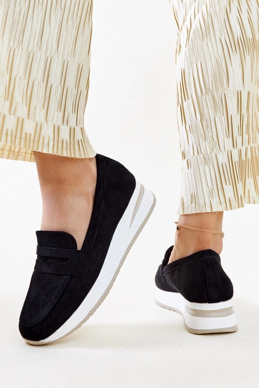 Sorte perforerede Muna sko Sorte perforerede Muna sko