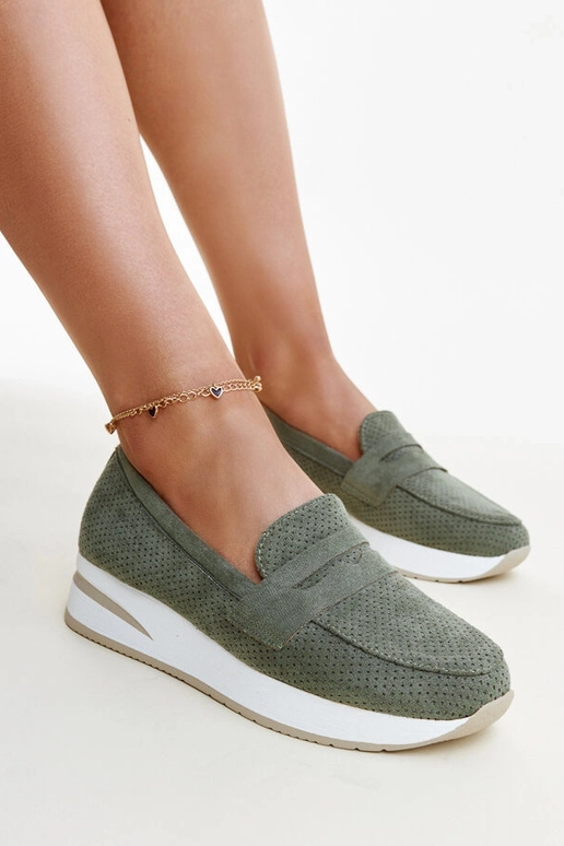 Grønne perforerede Muna sko Grønne perforerede Muna sko