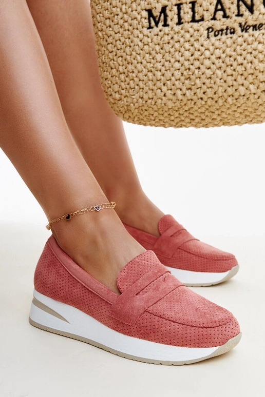 Pink perforerede Muna sko Pink perforerede Muna sko