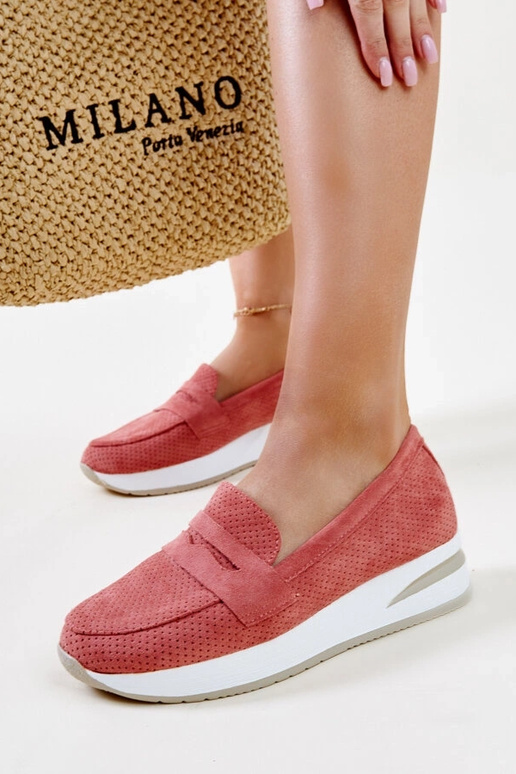 Pink perforerede Muna sko Pink perforerede Muna sko