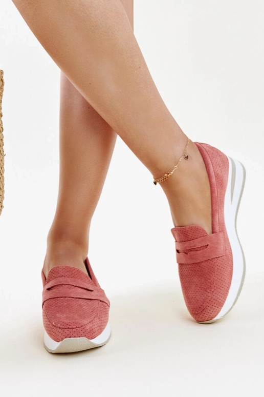 Pink perforerede Muna sko Pink perforerede Muna sko