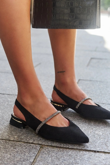 Zwarte ballerina's met...