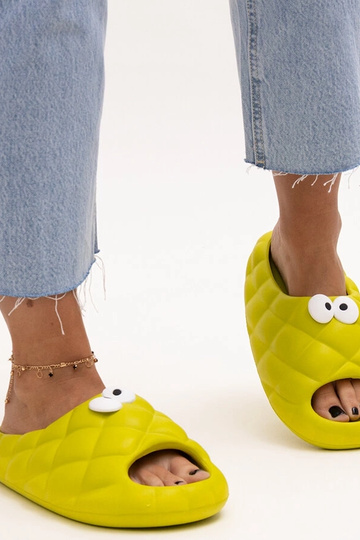 Grønne skumflip flops med...