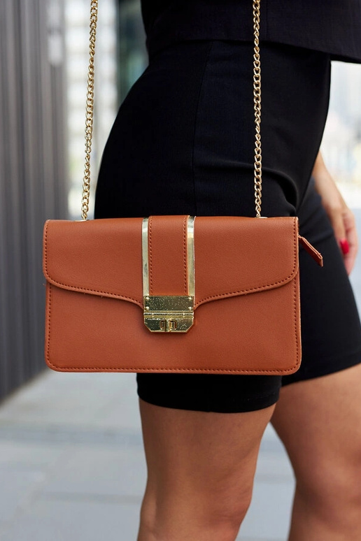 Brun Elmia kæde skuldertaske Brun Elmia kæde skuldertaske