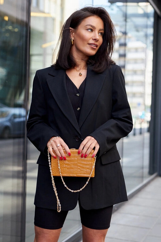 Gul ,,trunk'' taske på en kæde Dratche Gul ,,trunk'' taske på en kæde Dratche