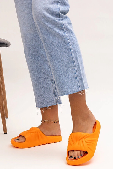 Orange Cunta Foam Flip Flops