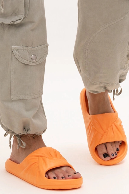 Orange Cunta Foam Flip Flops