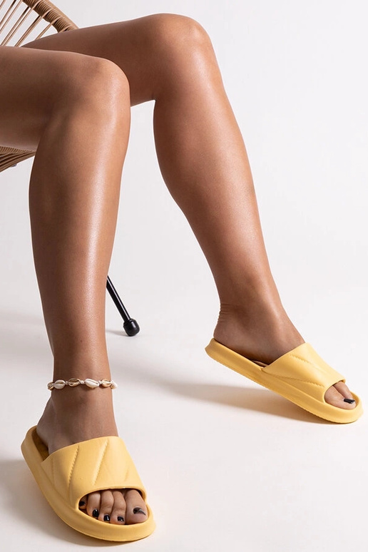 Gule Primula Foam Hjemmesko