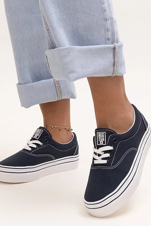 Marineblå Big Star Sneakers LL274233