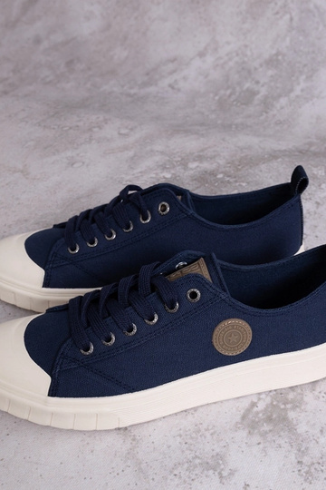 Marineblauwe sneakers Big...