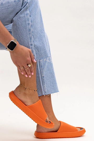 Ruba Orange Foam Hjemmesko