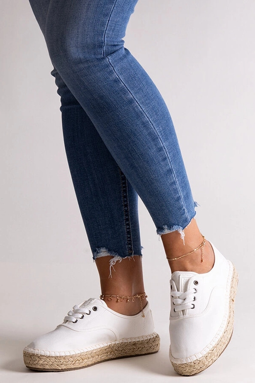 Big Star LL274833 101 hvide espadriller