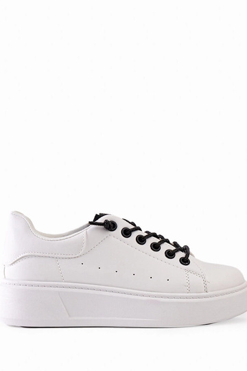 Hvide sneakers med spektakulær Asmait dekoration