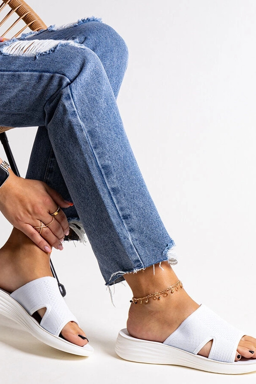 Linah hvide platformsflip-flops Linah hvide platformsflip-flops