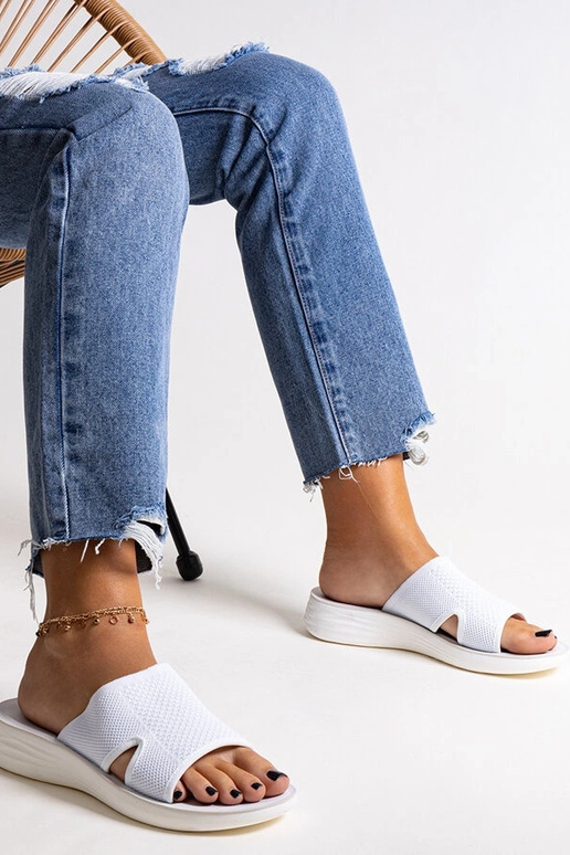 Linah hvide platformsflip-flops Linah hvide platformsflip-flops