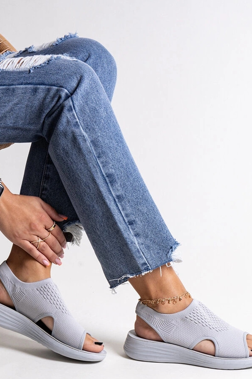 Grå platformssandaler Rawia Grå platformssandaler Rawia