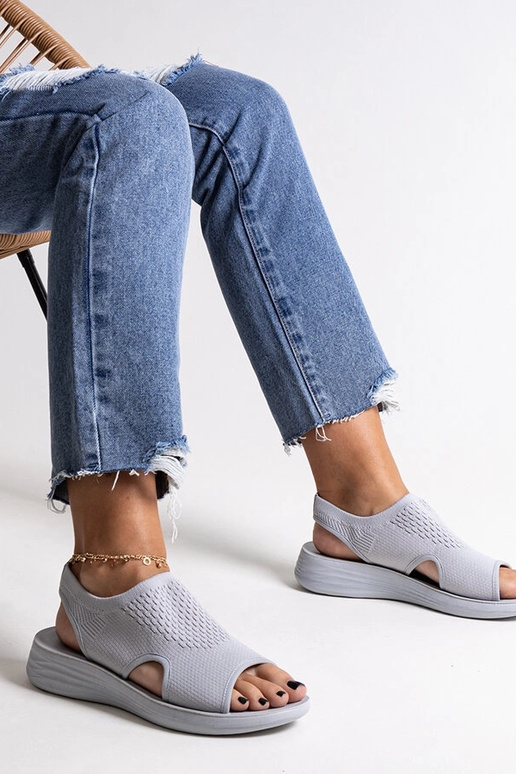 Grå platformssandaler Rawia Grå platformssandaler Rawia