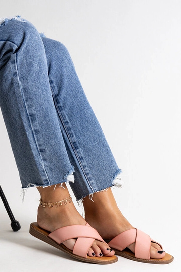 Pink øko læder flip-flops... 2