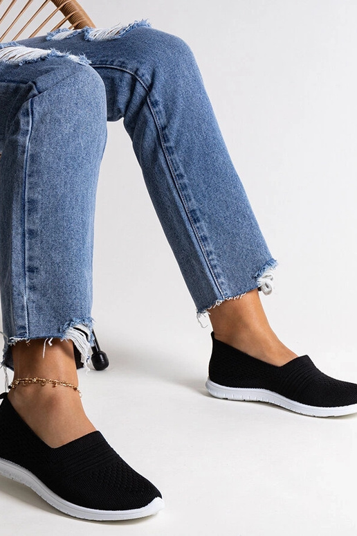 Sorte Shalha Slip-On Sneakers Sorte Shalha Slip-On Sneakers