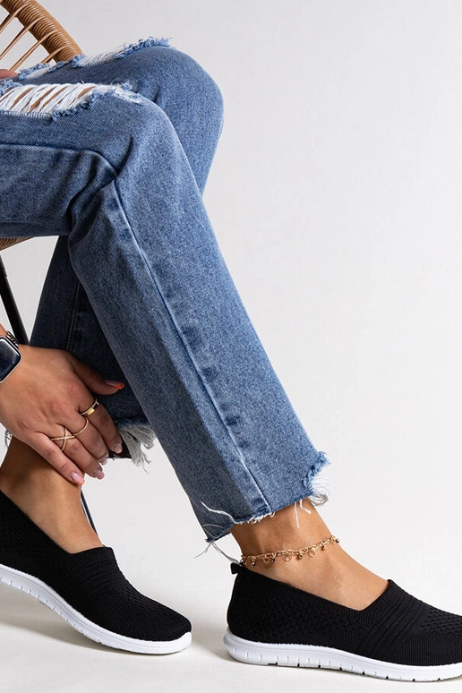 Sorte Shalha Slip-On Sneakers Sorte Shalha Slip-On Sneakers