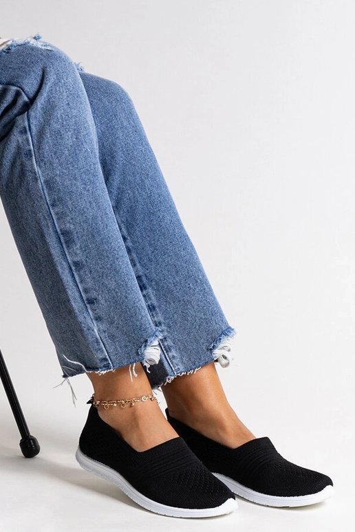 Sorte Shalha Slip-On Sneakers Sorte Shalha Slip-On Sneakers