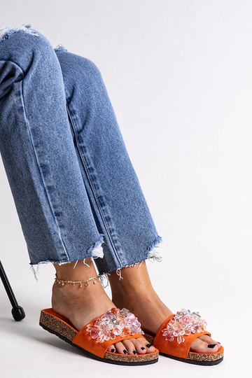 Orange flip-flops dekoreret...