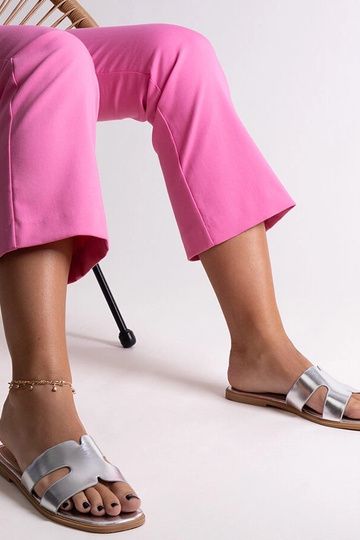 Sølv klassiske Shala flip-flops 2