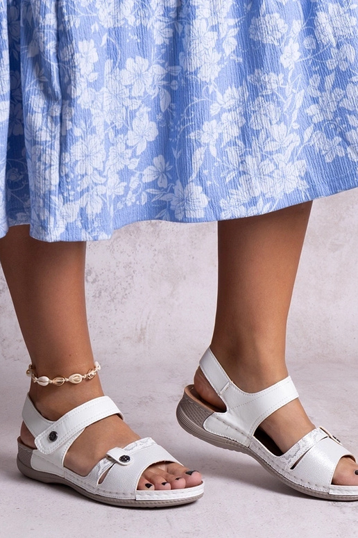 Huri hvide platformssandaler Huri hvide platformssandaler