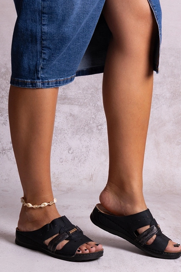 Sorte klassiske Karime flip-flops
