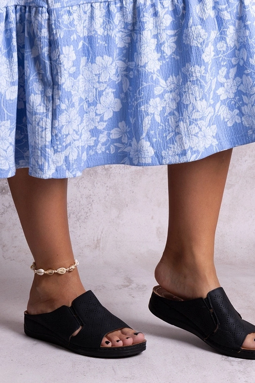 Sorte perforerede Marouna flip-flops Sorte perforerede Marouna flip-flops