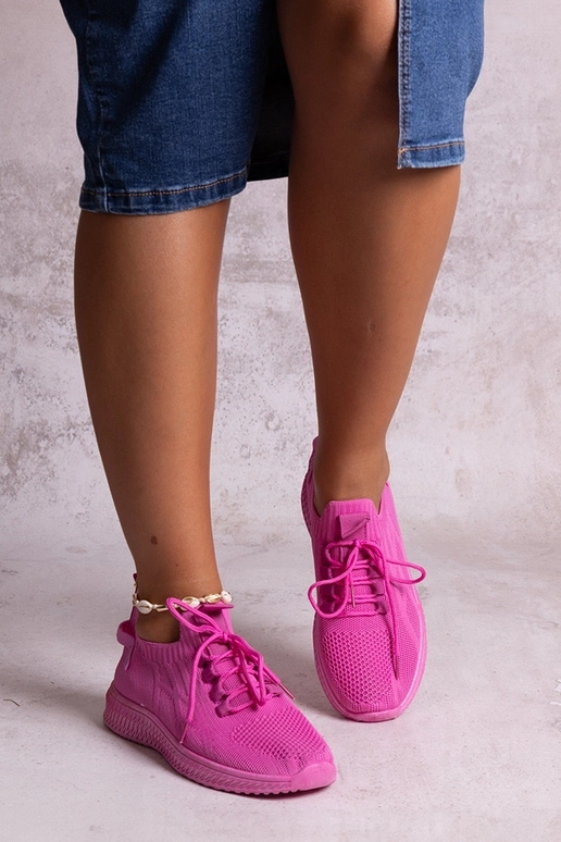 Khitam mørke lyserøde sportssneakers