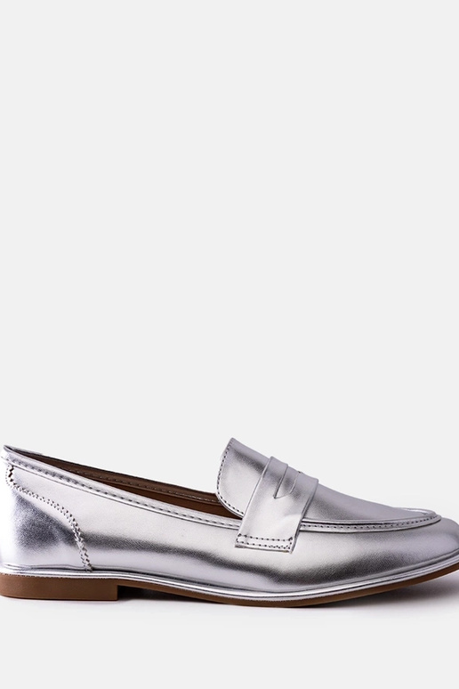 Zilveren metallic instapschoenen Palinka Zilveren metallic instapschoenen Palinka