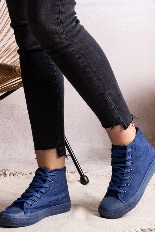 Rafife denim high top sneakers