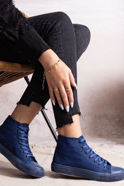 Rafife denim high top sneakers