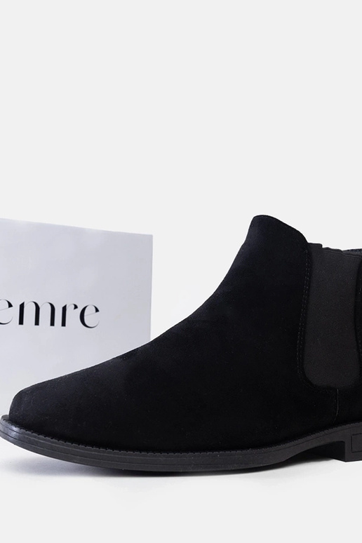 Zwarte heren Chelsea laarzen met...