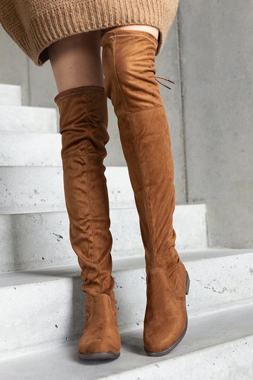 Hallora bruine kunstsuède...