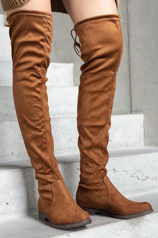 Hallora bruine kunstsuède schoenen... Hallora bruine kunstsuède schoenen...