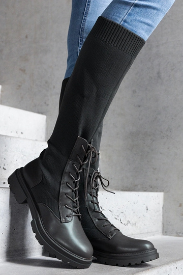 Grønne slip-on støvler med... 2