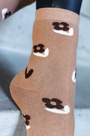 Sorte og hvide varme sokker... 2