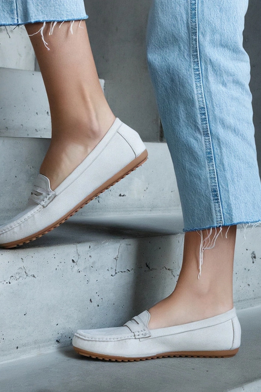 Cellarengo grijze kunstsuède mocassins