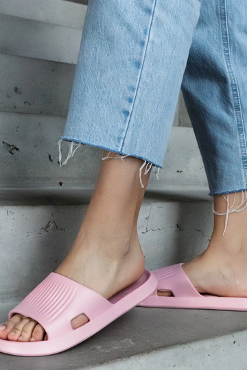 Tømmer Pink Foam Hjemmesko