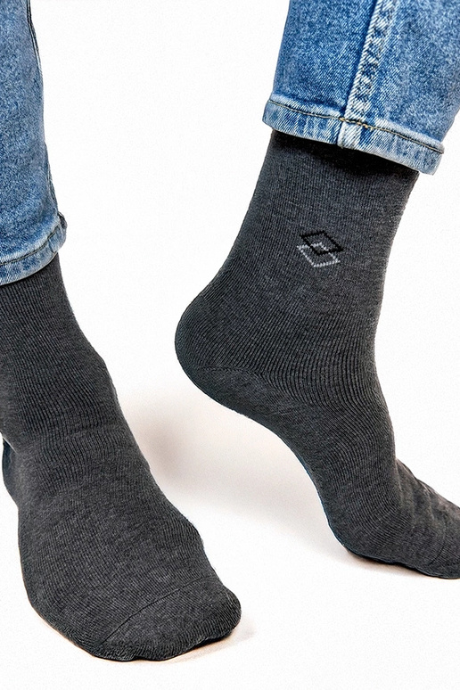 Grijze heren warme sokken Narus